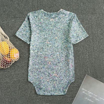 Diamond (NOT Real) Glitter Print Men's Bodysuit