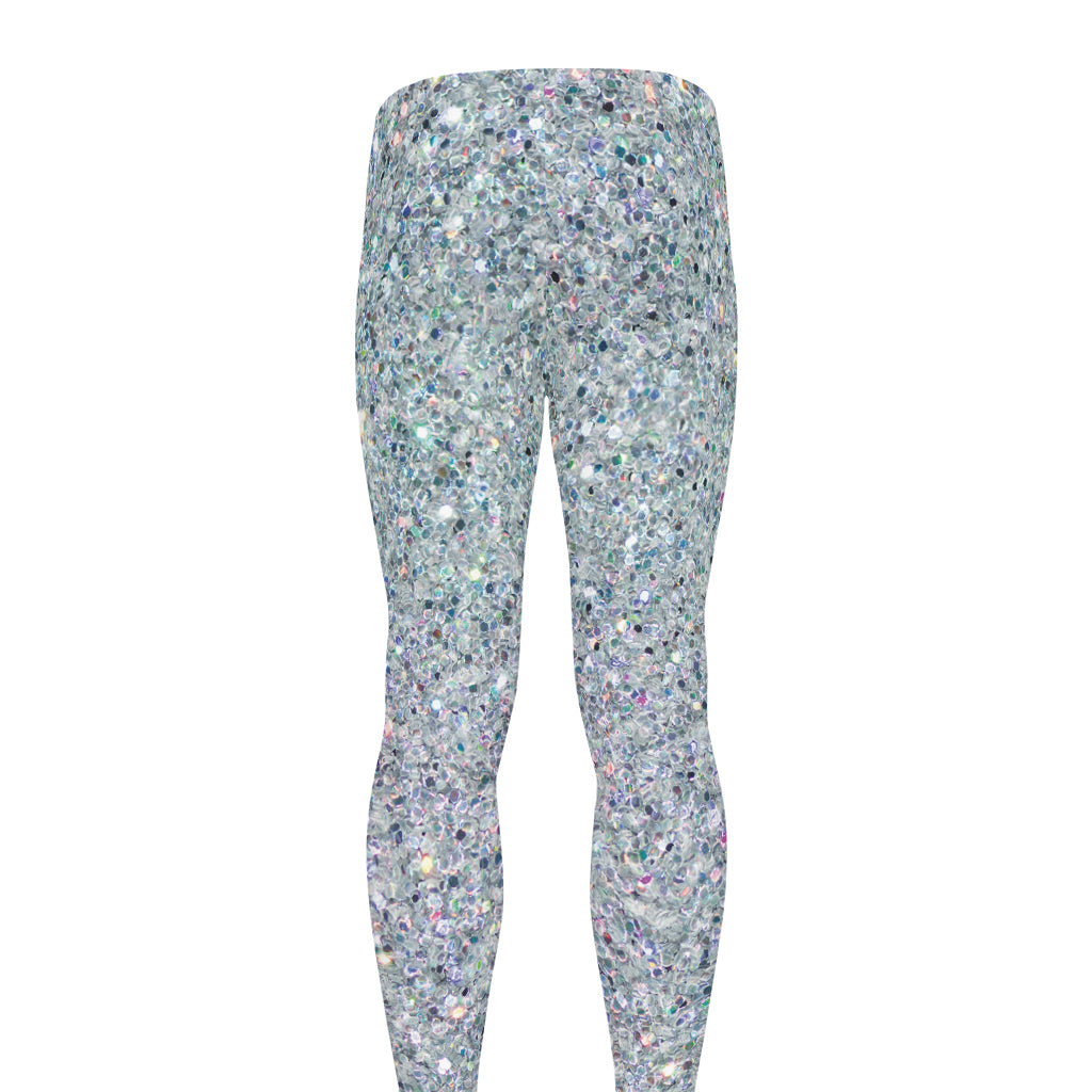 Diamond (NOT Real) Glitter Print Men's leggings