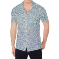 Diamond (NOT Real) Glitter Print Men's Shirt