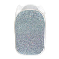 Diamond (NOT Real) Glitter Print Mesh Laundry Hamper
