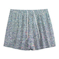 Diamond (NOT Real) Glitter Print Mesh Shorts