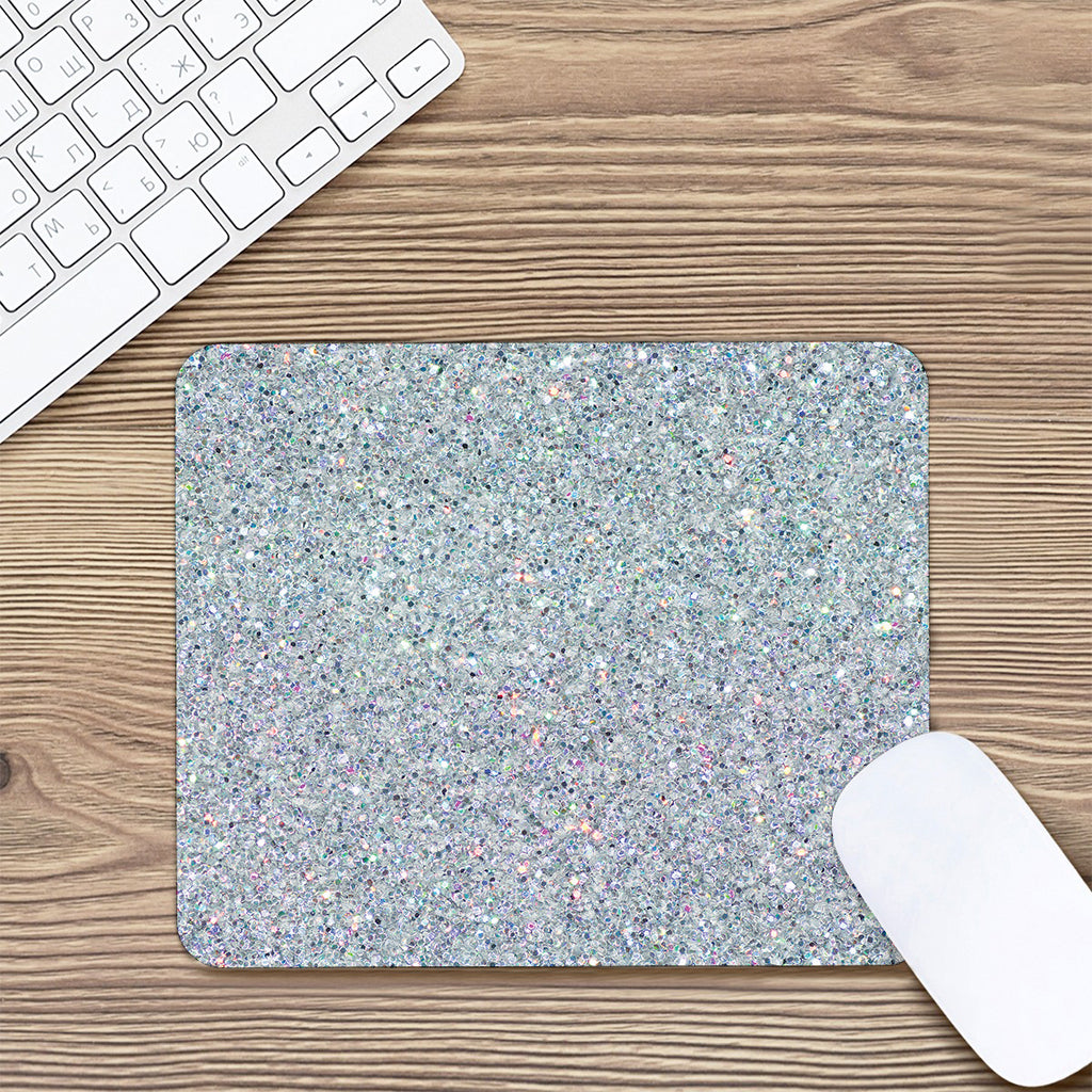 Diamond (NOT Real) Glitter Print Mouse Pad