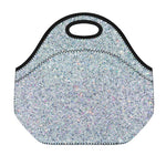 Diamond (NOT Real) Glitter Print Neoprene Lunch Bag