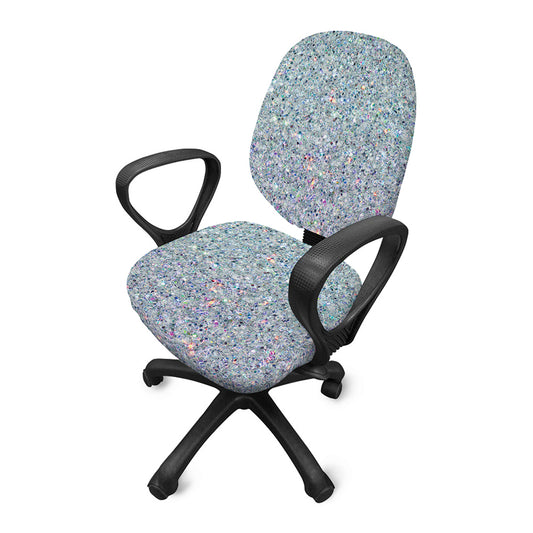 Diamond (NOT Real) Glitter Print Office Chair Cover