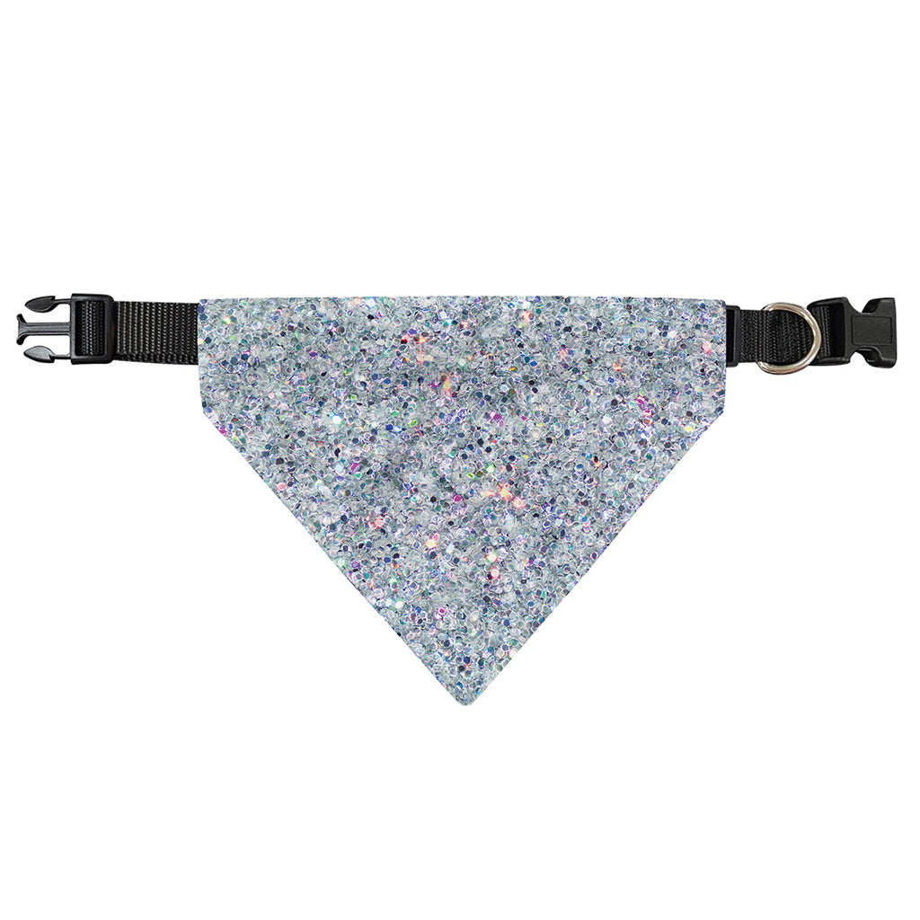 Diamond (NOT Real) Glitter Print Over The Collar Dog Bandana
