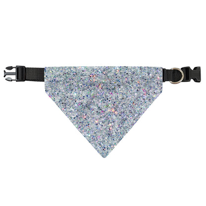 Diamond (NOT Real) Glitter Print Over The Collar Dog Bandana