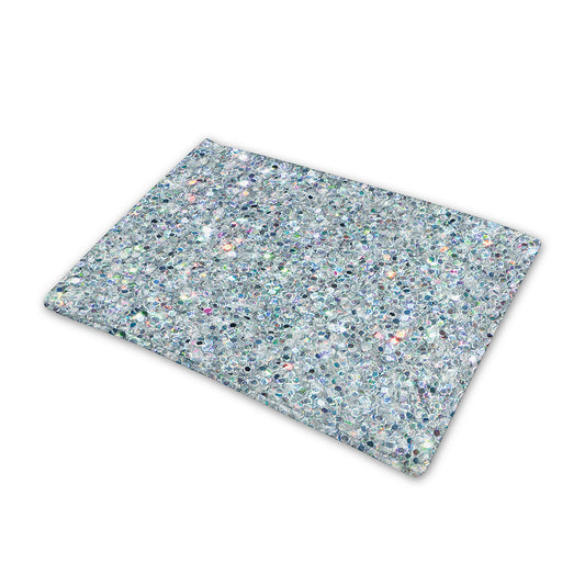 Diamond (NOT Real) Glitter Print Pet Cooling Mat Cover