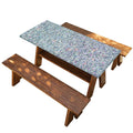 Diamond (NOT Real) Glitter Print Picnic Table Cover