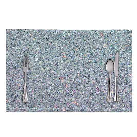Diamond (NOT Real) Glitter Print Placemat