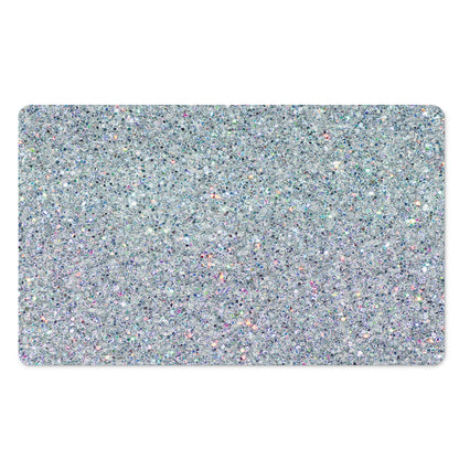 Diamond (NOT Real) Glitter Print Polyester Doormat