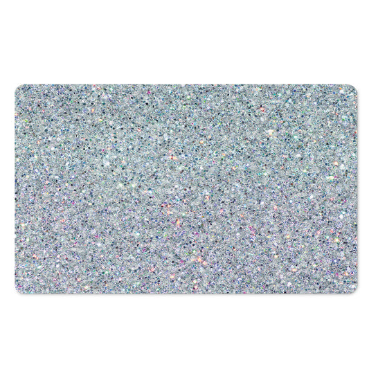 Diamond (NOT Real) Glitter Print Polyester Doormat