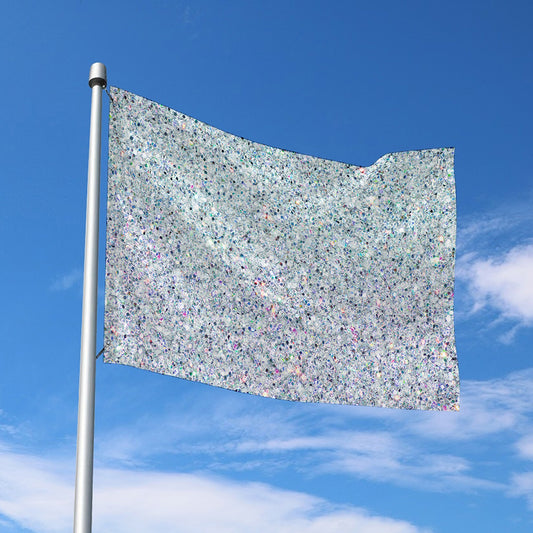 Diamond (NOT Real) Glitter Print Polyester Flag