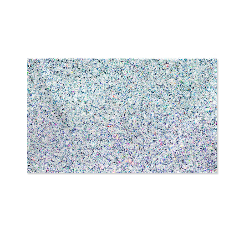 Diamond (NOT Real) Glitter Print Polyester Flag