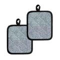 Diamond (NOT Real) Glitter Print Pot Holders