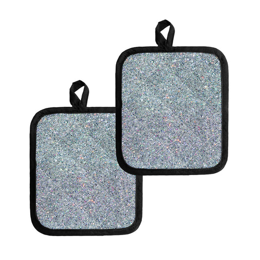 Diamond (NOT Real) Glitter Print Pot Holders