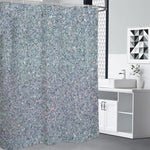 Diamond (NOT Real) Glitter Print Premium Shower Curtain