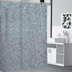 Diamond (NOT Real) Glitter Print Premium Shower Curtain