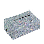 Diamond (NOT Real) Glitter Print Rectangle Tissue Box Cover