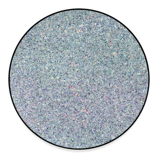 Diamond (NOT Real) Glitter Print Round Floor Mat