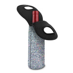 Diamond (NOT Real) Glitter Print Single Neoprene Wine Tote
