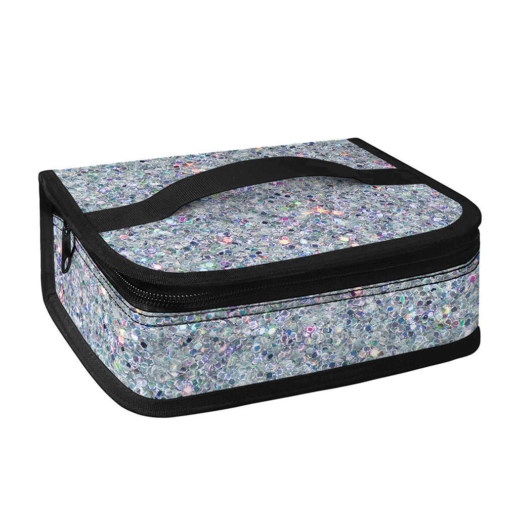 Diamond (NOT Real) Glitter Print Small Lunch Bag
