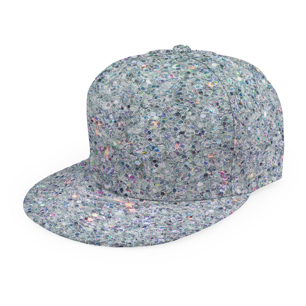 Diamond (NOT Real) Glitter Print Snapback Cap