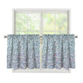 Diamond (NOT Real) Glitter Print Tier Curtains