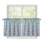 Diamond (NOT Real) Glitter Print Tier Curtains