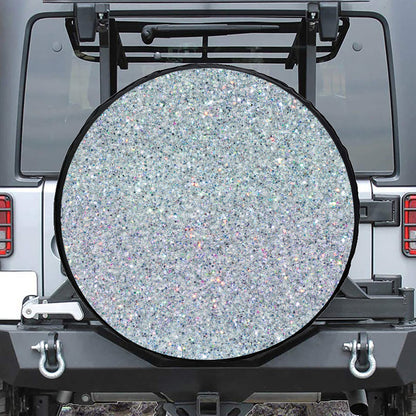 Diamond (NOT Real) Glitter Print Tire Cover