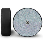 Diamond (NOT Real) Glitter Print Tire Cover With Camera Hole