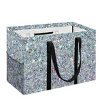 Diamond (NOT Real) Glitter Print Utility Tote Bag