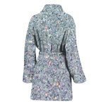 Diamond (NOT Real) Glitter Print Women's Bathrobe