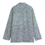 Diamond (NOT Real) Glitter Print Women's Blazer