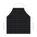 Diamond Pattern Print Adjustable Apron