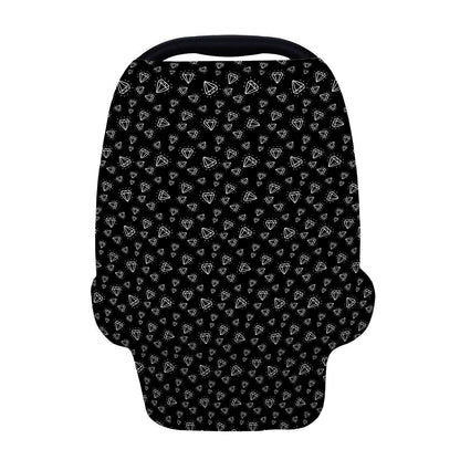 Diamond Pattern Print Baby Seat Cover