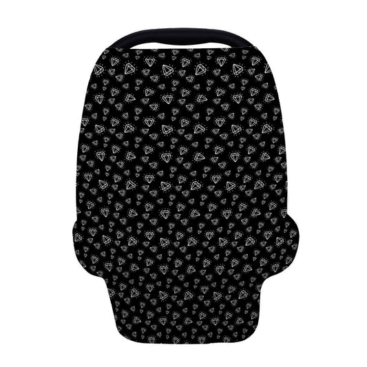 Diamond Pattern Print Baby Seat Cover