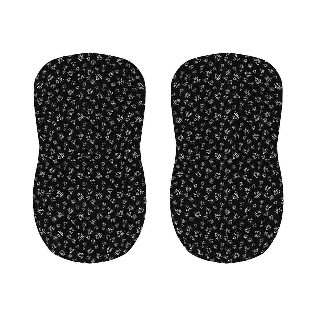 Diamond Pattern Print Bar Stool Covers