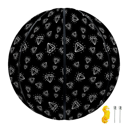 Diamond Pattern Print Basketball