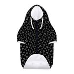 Diamond Pattern Print Dog Zip Up Hoodie