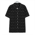 Diamond Pattern Print Hawaiian Shirt