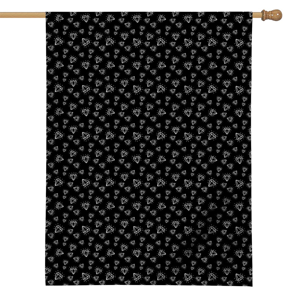Diamond Pattern Print House Flag