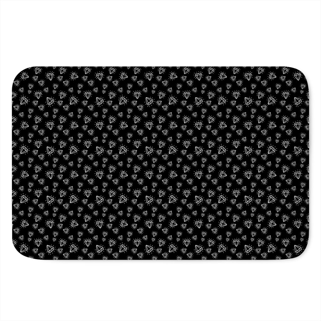 Diamond Pattern Print Indoor Door Mat