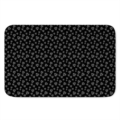Diamond Pattern Print Indoor Door Mat