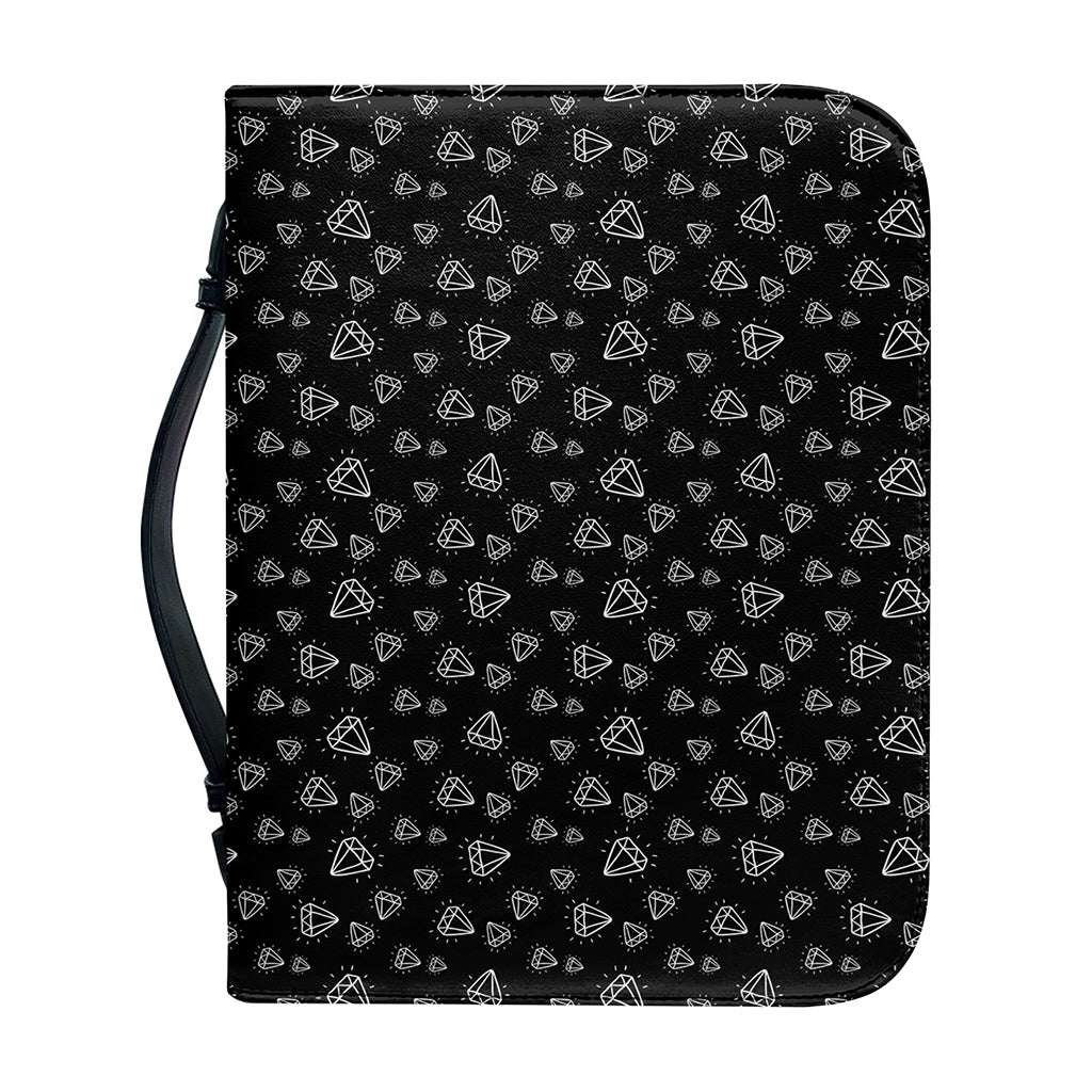 Diamond Pattern Print Leather Bible Cover