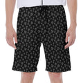 Diamond Pattern Print Men's Beach Shorts
