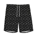 Diamond Pattern Print Men's Athletic Shorts