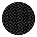 Diamond Pattern Print Round Floor Mat