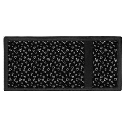 Diamond Pattern Print Trifold Wallet