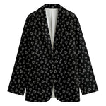 Diamond Pattern Print Women's Blazer
