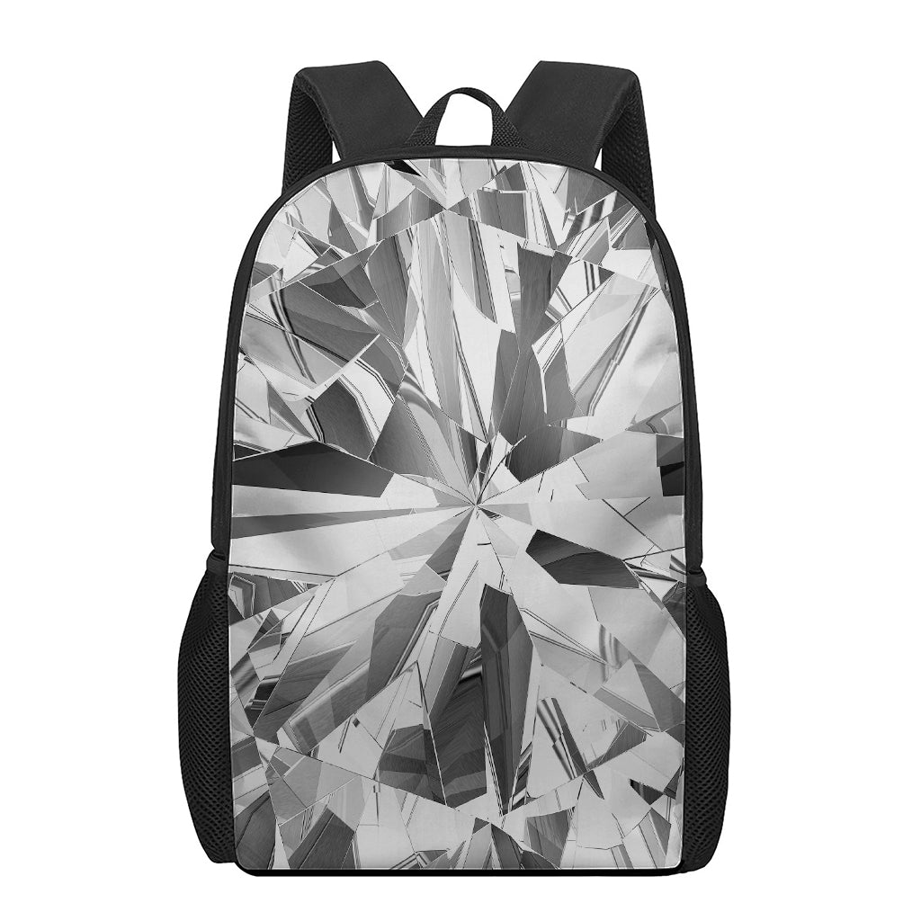 Diamond Print 17 Inch Backpack